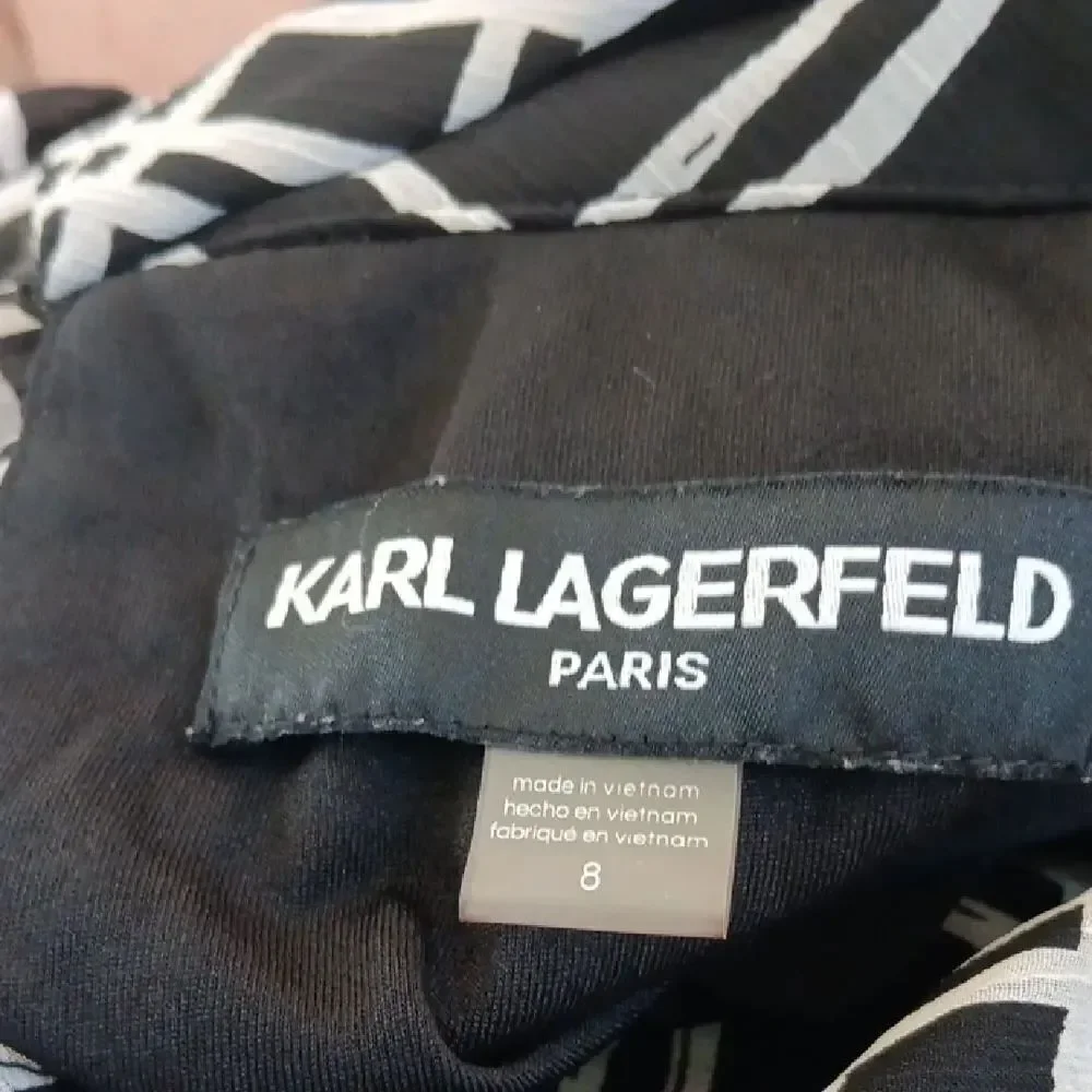 Karl Lagerfeld Black And White Plaid Dress. Career. Professional.